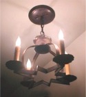 4 Candle 12 in. Moravian Star Chandelier