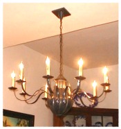 10 Arm Salem Gracile Elliptic Chandelier