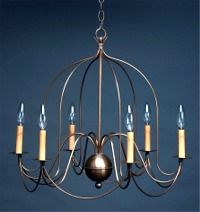 18th Century waive six candle