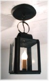 4x6 (interior) ceiling mounted copper-brass-pewter-tin-lanterns