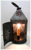 6in dia. Revere Custom Art Deco Perforated Lantern