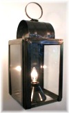 6x9 (exterior) Whale oil or Camphene wall mounted copper-brass-pewter-lanterns