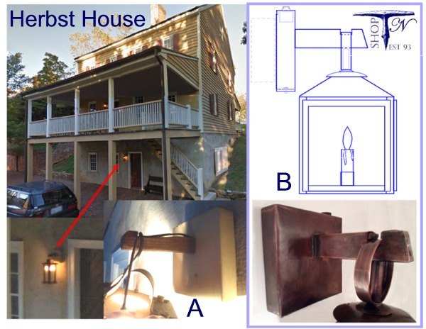 Herbst House Old Salem Adaptive Lanterns